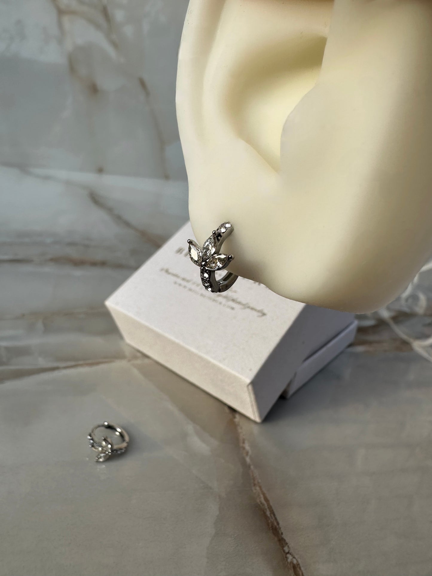 LIV HOOPS ❥ Silver Earrings