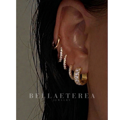 SKYLAR HOOPS ❥ Orecchini