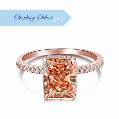 ZAHIRA ✧ Anello ARGENTO 925/Arancio