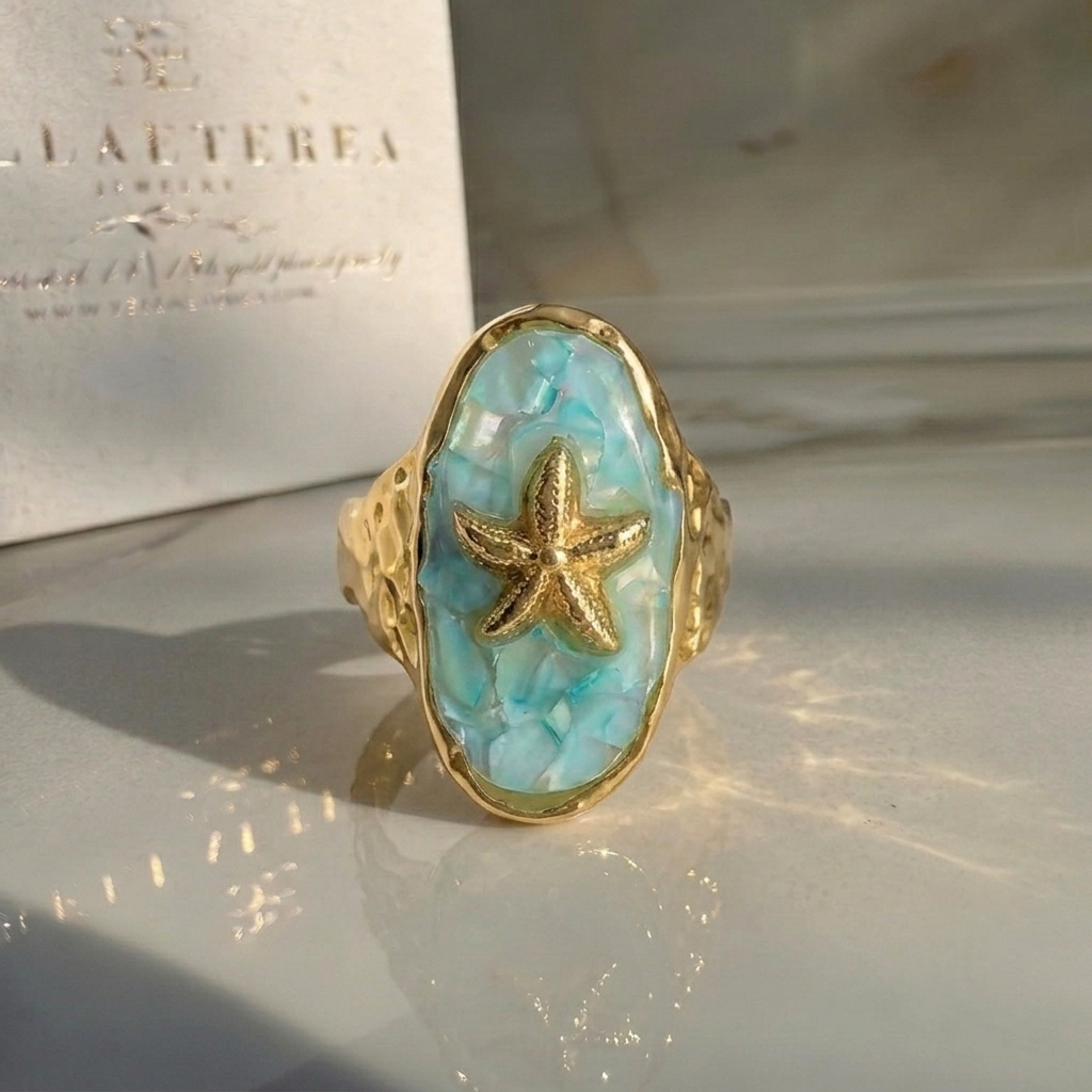 STELLA BLU ❥ Anello