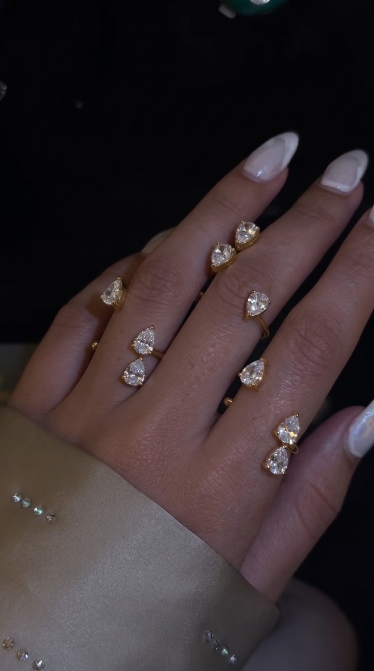 FLOATING PEARS ❥ Anello