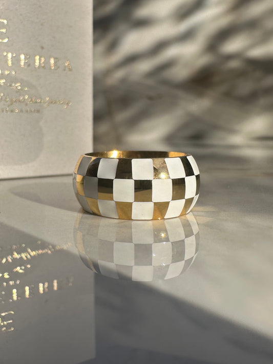CHESSBOARD LUXE ❥ Anello
