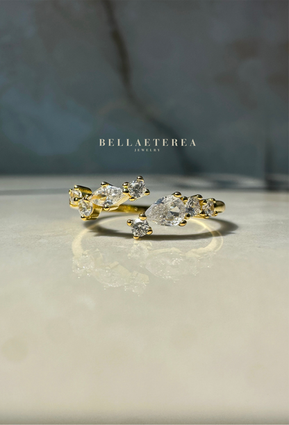 AURIELLE ✧ Anello ARGENTO 925 & Gold