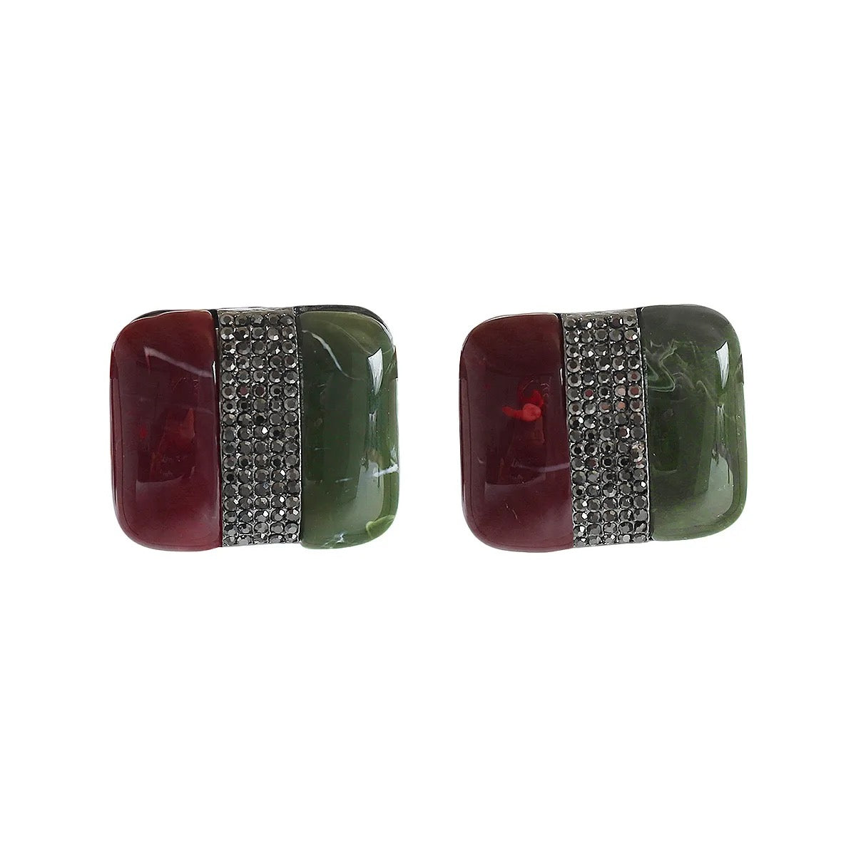 MARBLE BONSBONS ❥ Orecchini