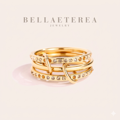 DUA TRIPLE AUTUMN ❥ Anello Crema - BELLAETEREA
