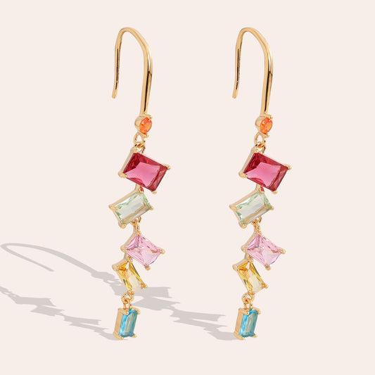 QUEEN B ❥ Orecchini Gold/Multicolor