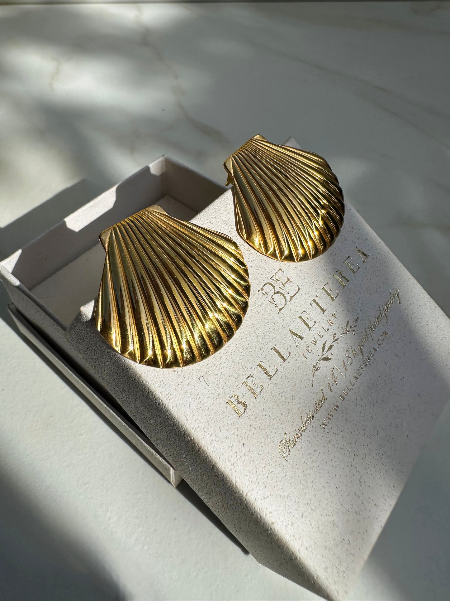 MAREA ❥ Gold Earrings