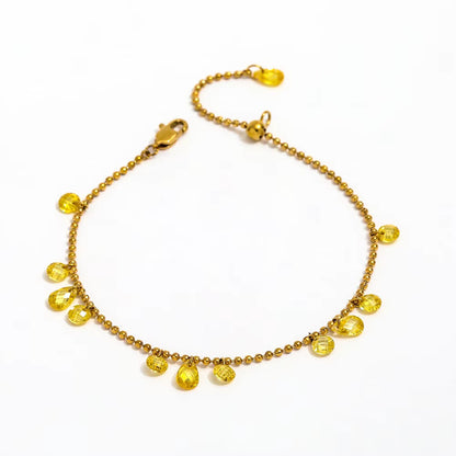 VIVIENNE ❥ Bracciale Giallo