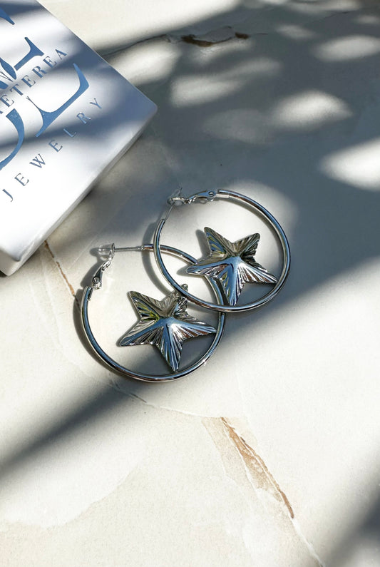 ROCKSTAR ❥ Orecchini Silver