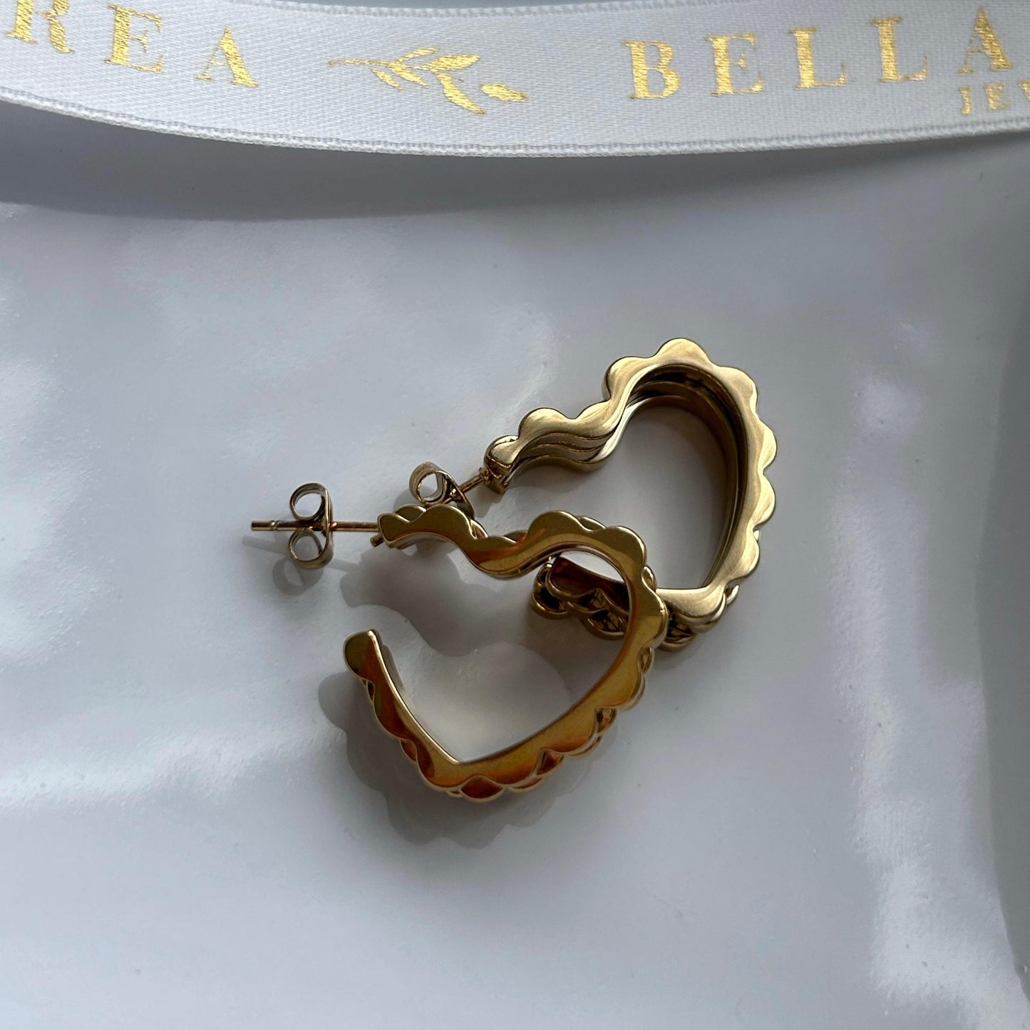 HEART LINK ❥ Orecchini Gold - BELLAETEREA