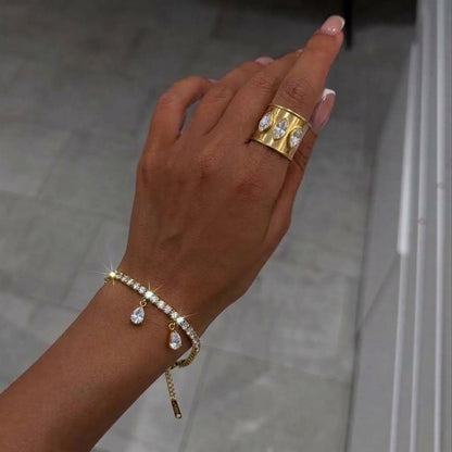 DROP & SHINE ❥ Bracciale Tennis