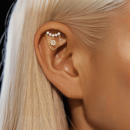 BLOOM DROP ✧ Piercing ARGENTO 925/Gold