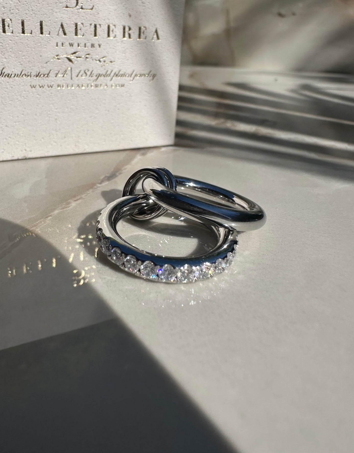 DUA ❥ Anello Silver - BELLAETEREA