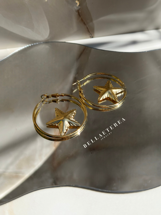 ROCKSTAR ❥ Orecchini Gold