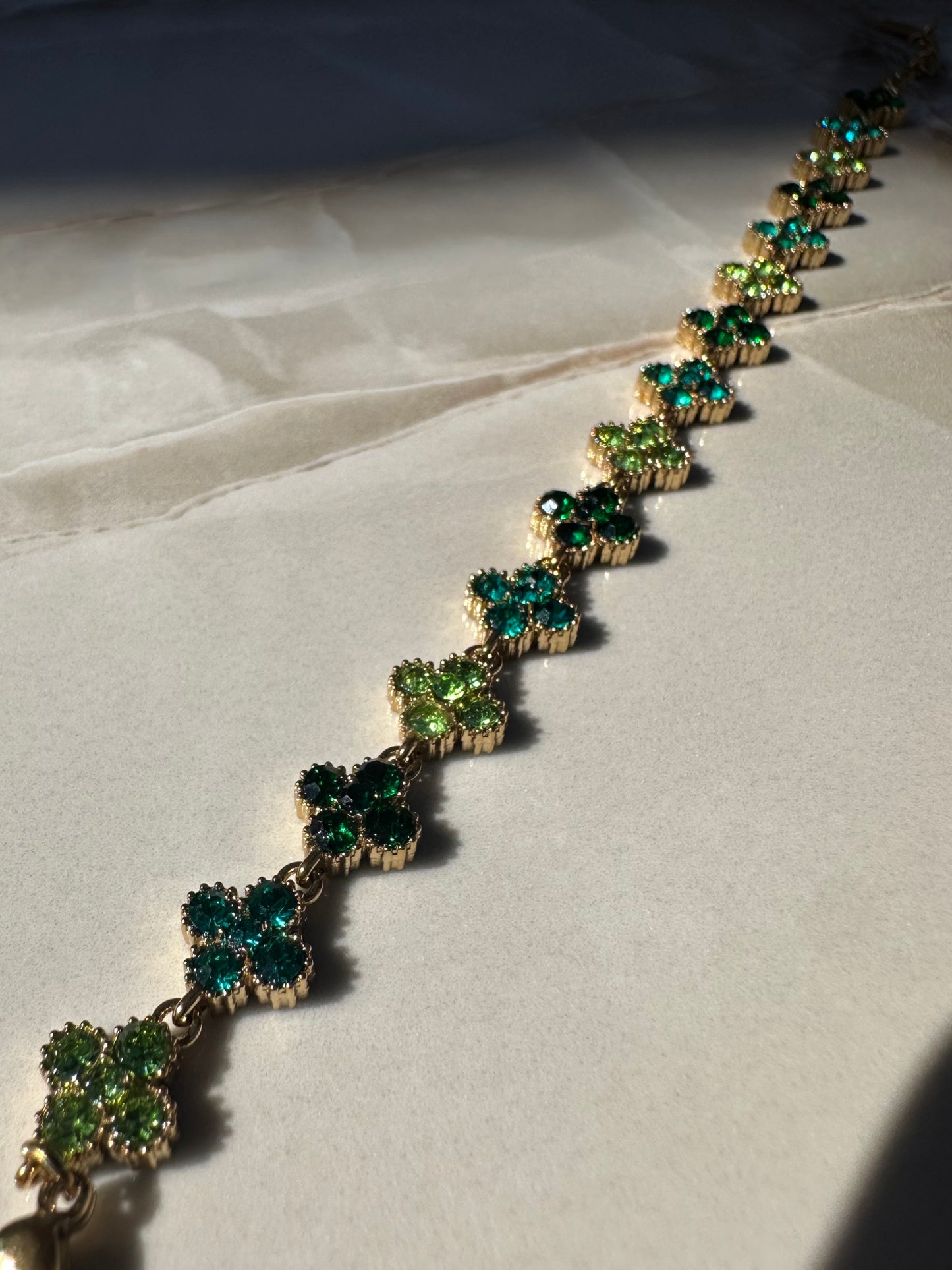 LAWRAH 2.0 ❥ Bracciale Gold/Green - BELLAETEREA