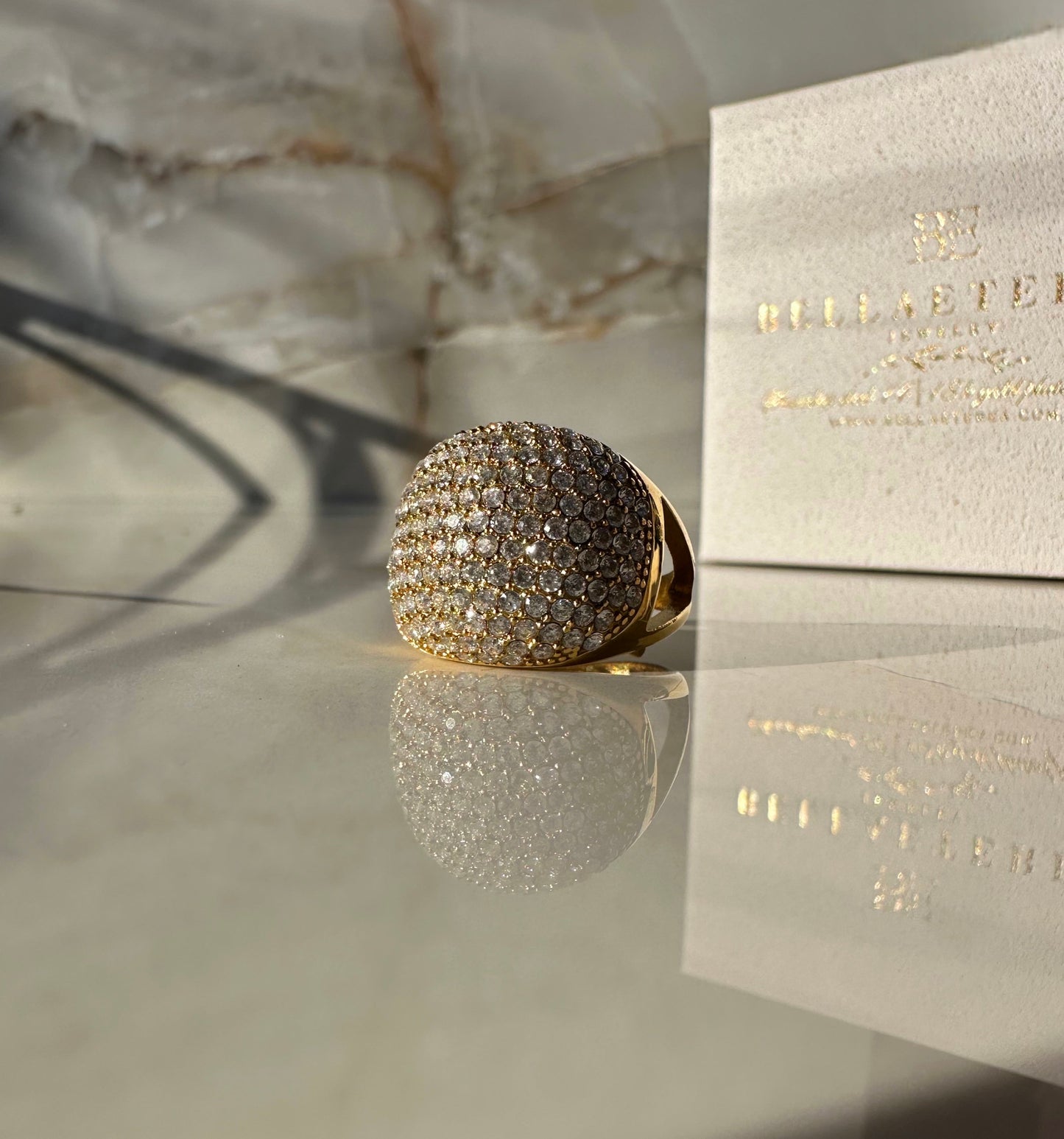 GLOW SPHERE ❥ Anello Gold