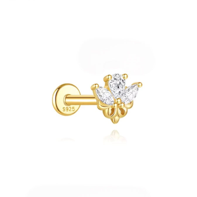 AURIELLE ✧ Piercing ARGENTO 925/Gold 18k