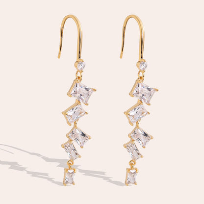 QUEEN B ❥ Orecchini Gold/White