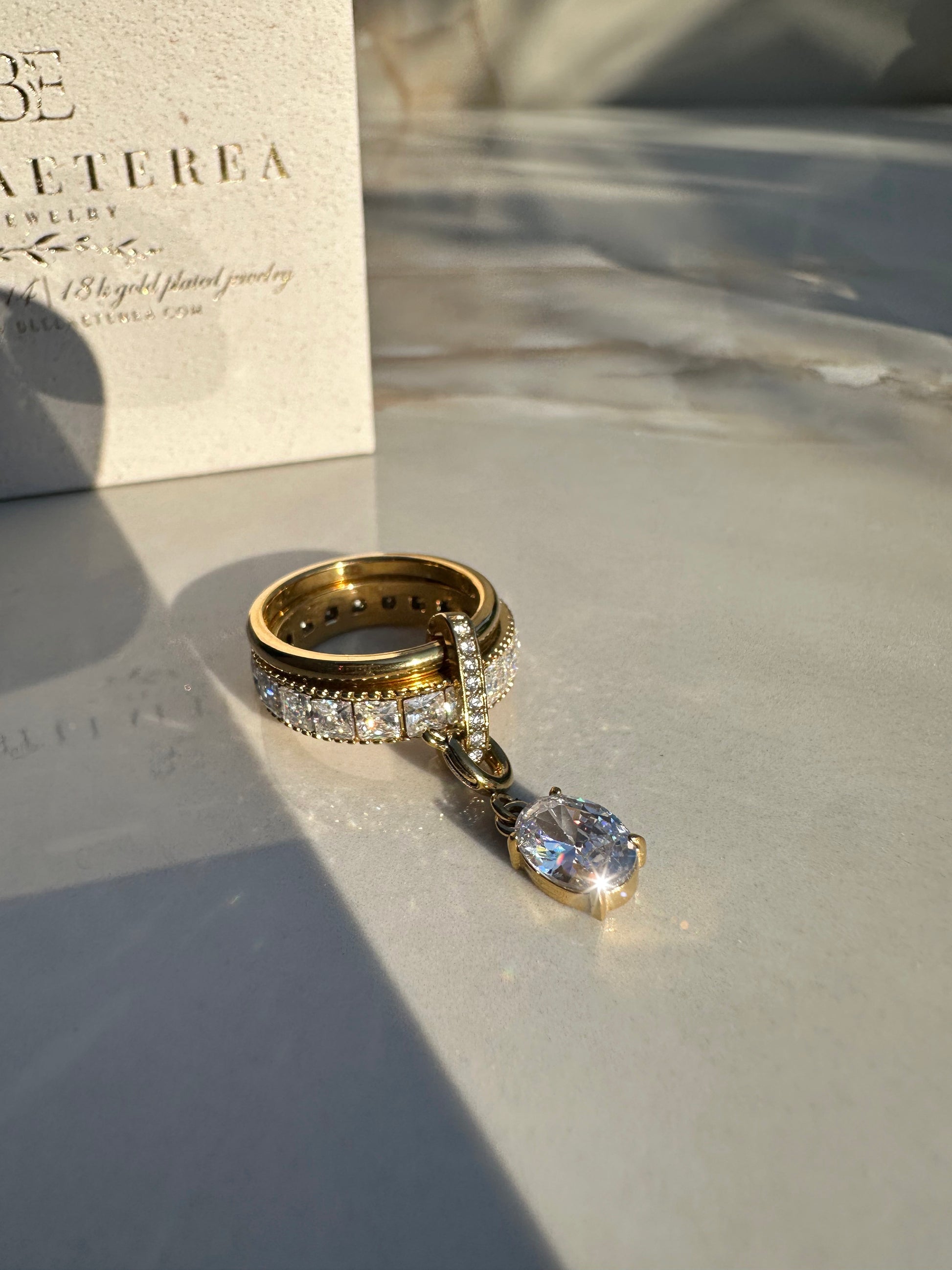 SHINY DUA ❥ Anello Gold - BELLAETEREA