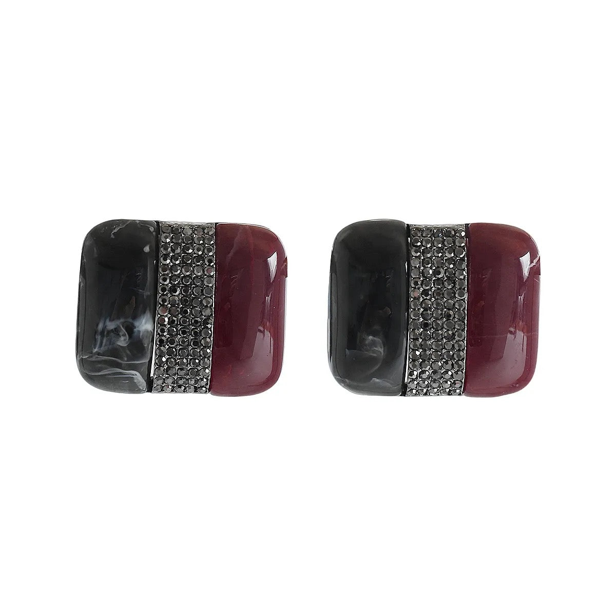 MARBLE BONSBONS ❥ Orecchini