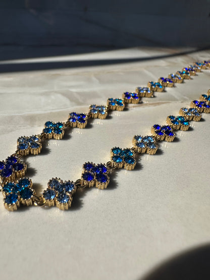 LAWRAH 2.0 ❥ Collana Gold/Blue - BELLAETEREA