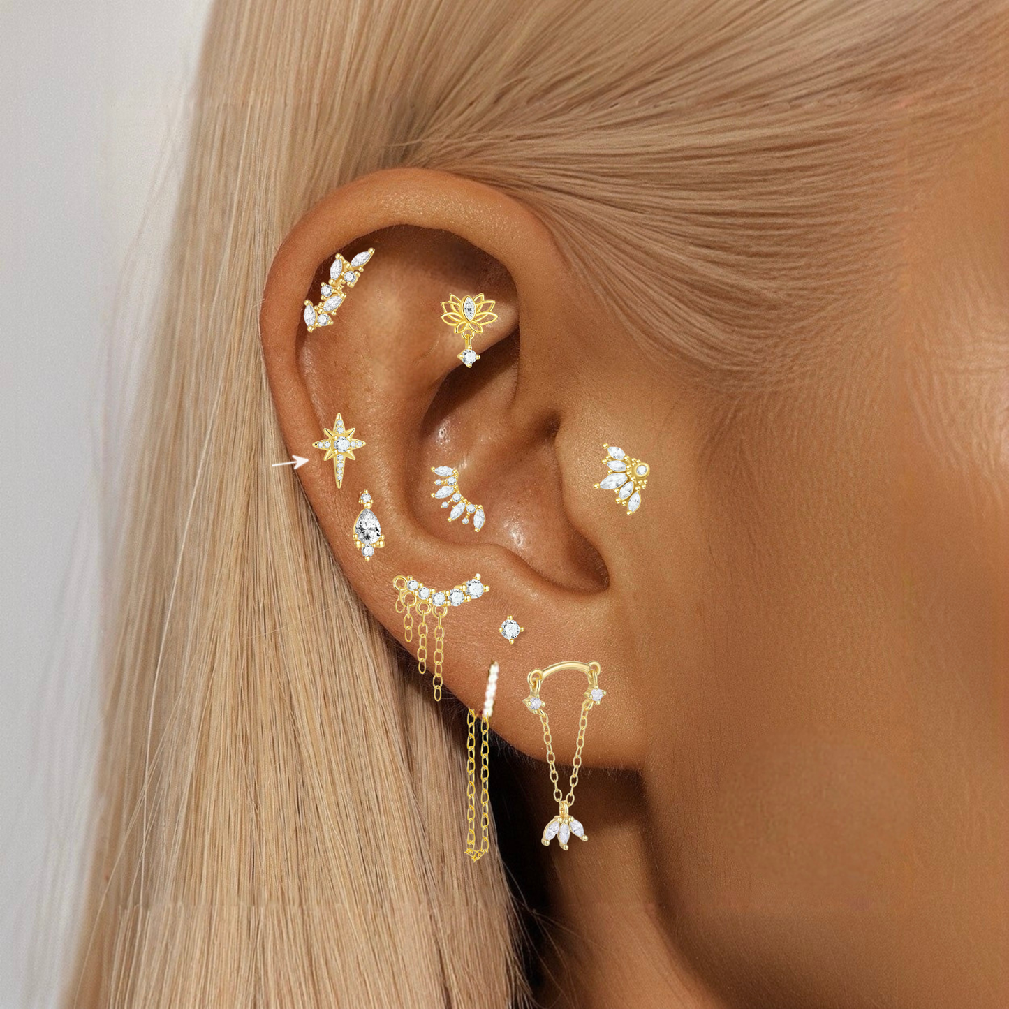 EIRENE ✧ Piercing ARGENTO 925/Gold 18k