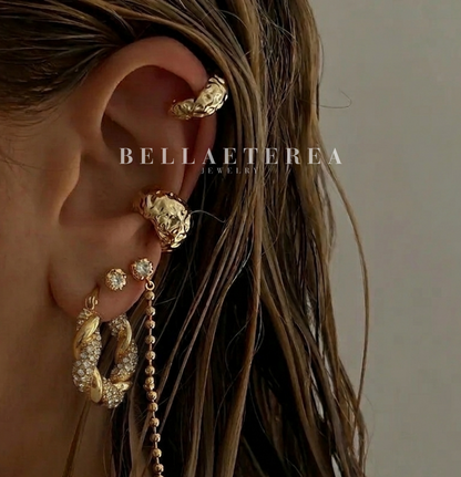 TORCHON HOOPS ❥ Orecchini