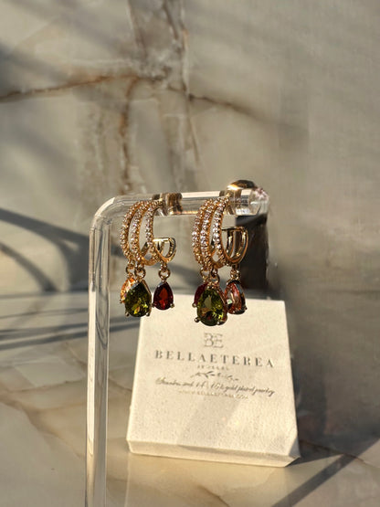 PENDENTI AURORA ❥ Orecchini Gold/Autumn