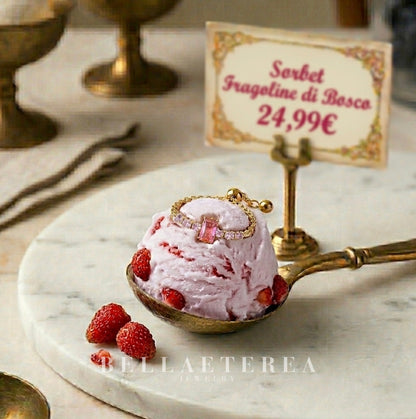 SORBET FRAGOLINE DI BOSCO ❥ Anello - BELLAETEREA