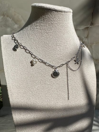 OCEAN DRIFT ❥ Silver necklace
