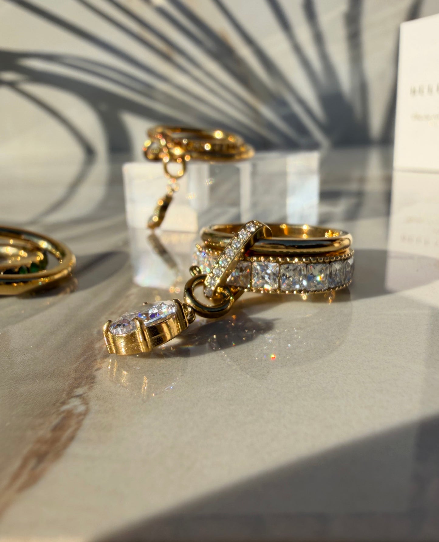 SHINY DUA ❥ Anello Gold - BELLAETEREA