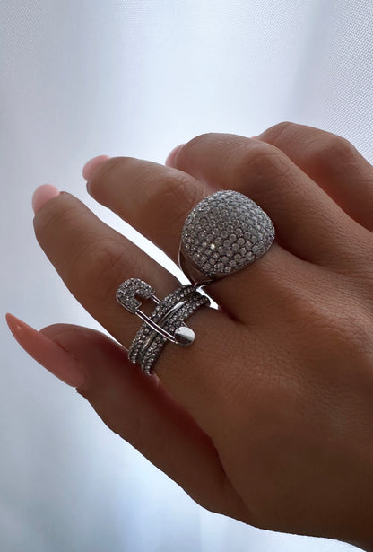 GLOW SPHERE ❥ Anello Silver