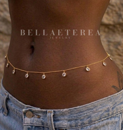 SHINE BRIGHT ❥ Belly Chain Gold - BELLAETEREA