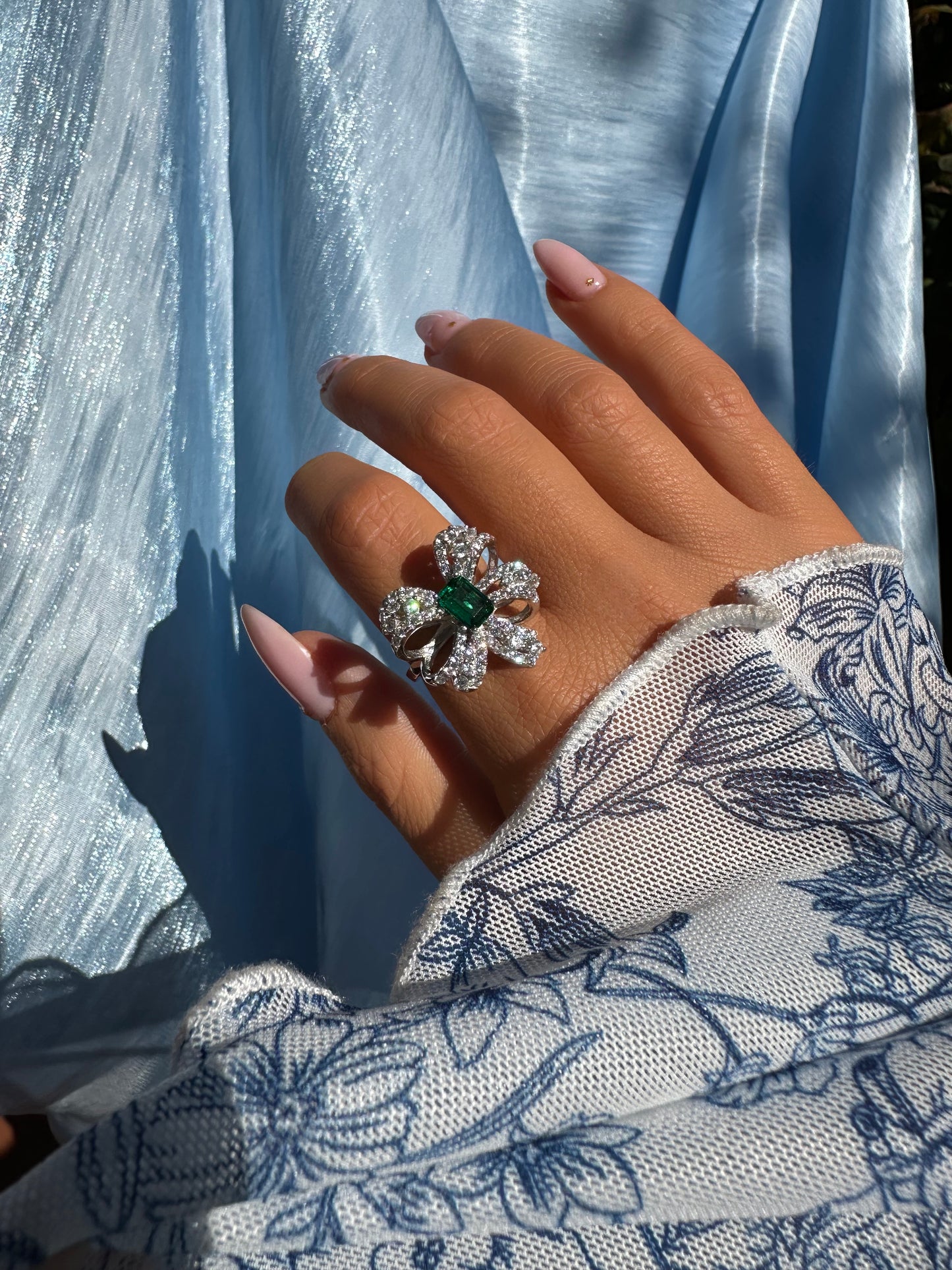 VERALYS ✧ 925 SILVER/Green Ring