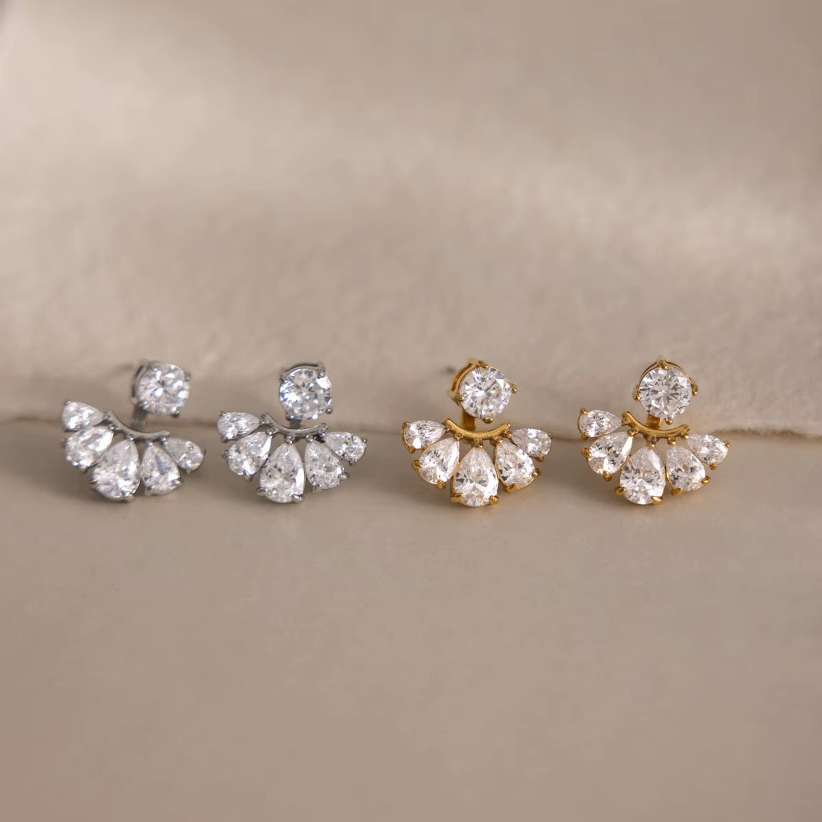 CROWNY ❥ Orecchini Gold