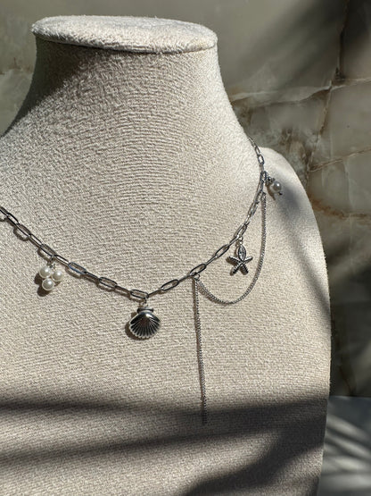 OCEAN DRIFT ❥ Silver necklace