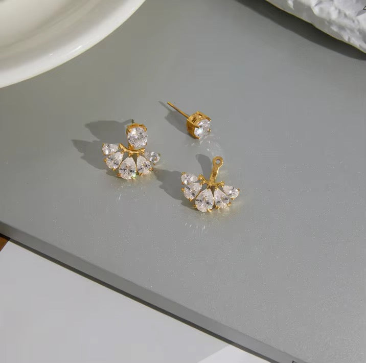 CROWNY ❥ Orecchini Gold