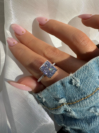 ZAHIRA ✧ Anello ARGENTO 925/Lilla