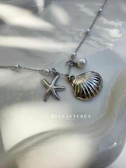 ONDA MARINA ❥ Collana Silver
