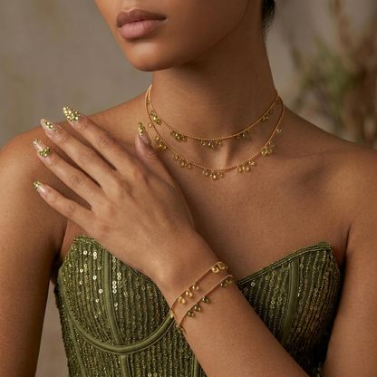 VIVIENNE ❥ Bracciale Verde