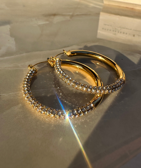 JASMINE HOOPS ❥ Earrings