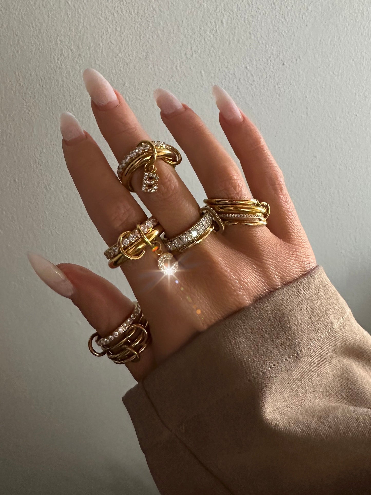 SHINY DUA ❥ Anello Gold - BELLAETEREA