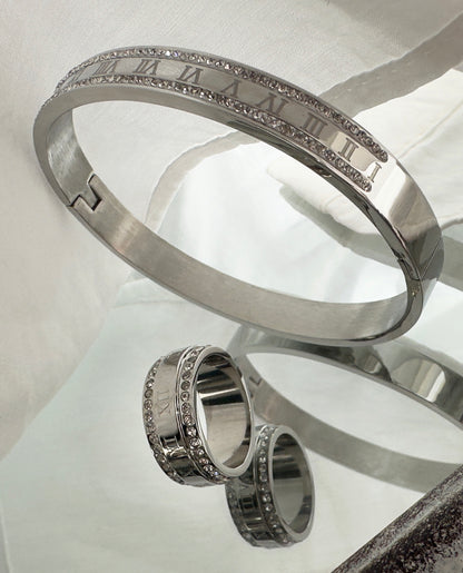 ROMA ❥ Bangle Silver