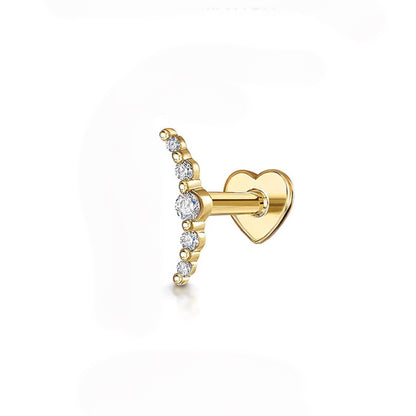 SELENE ✧ Piercing ARGENTO 925/Gold 18k