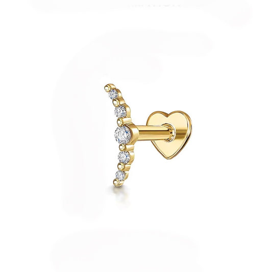 SELENE ✧ Piercing ARGENTO 925/Gold 18k