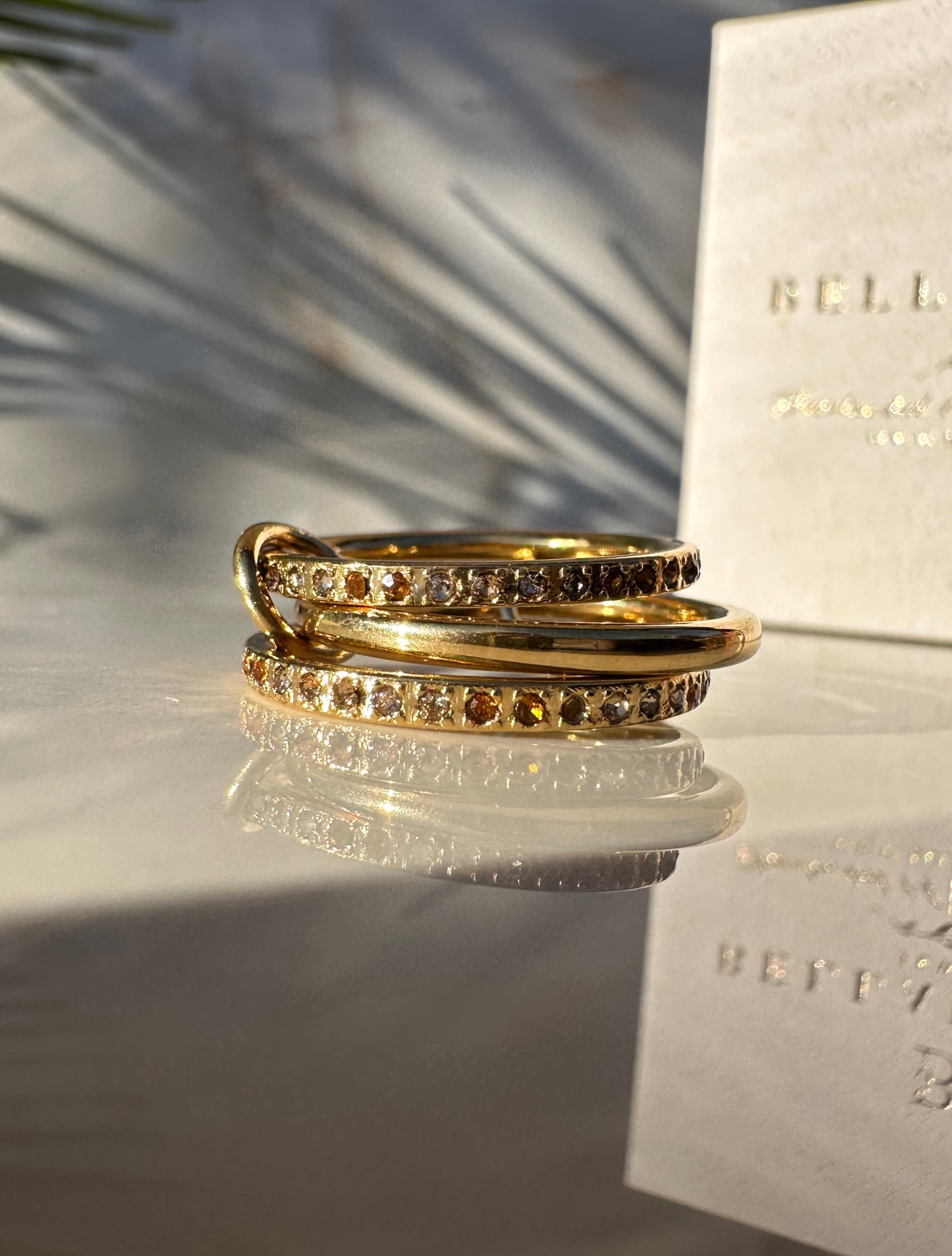 DUA TRIPLE AUTUMN ❥ Anello Crema - BELLAETEREA