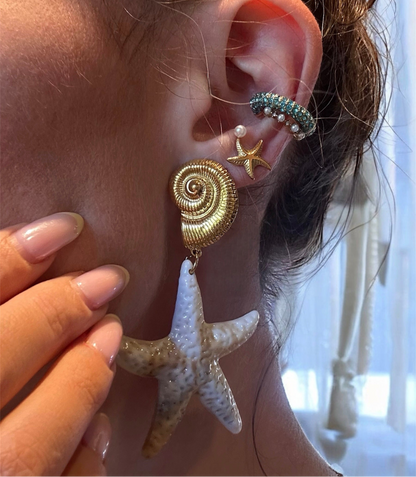 UNIQUE SHELLS ❥ Earrings