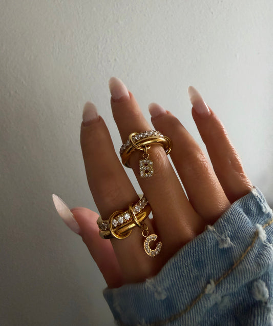 DUA CHARMS ❥ Anello + Charm - BELLAETEREA