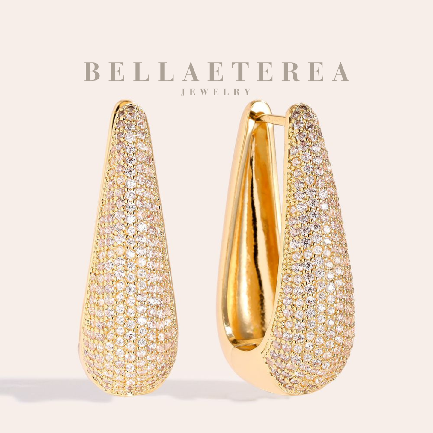 EAU DE LYS ❥ Orecchini Gold/White - BELLAETEREA