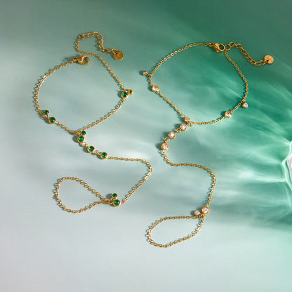 ÉTOILE ❥ Baciamano Gold/Verde